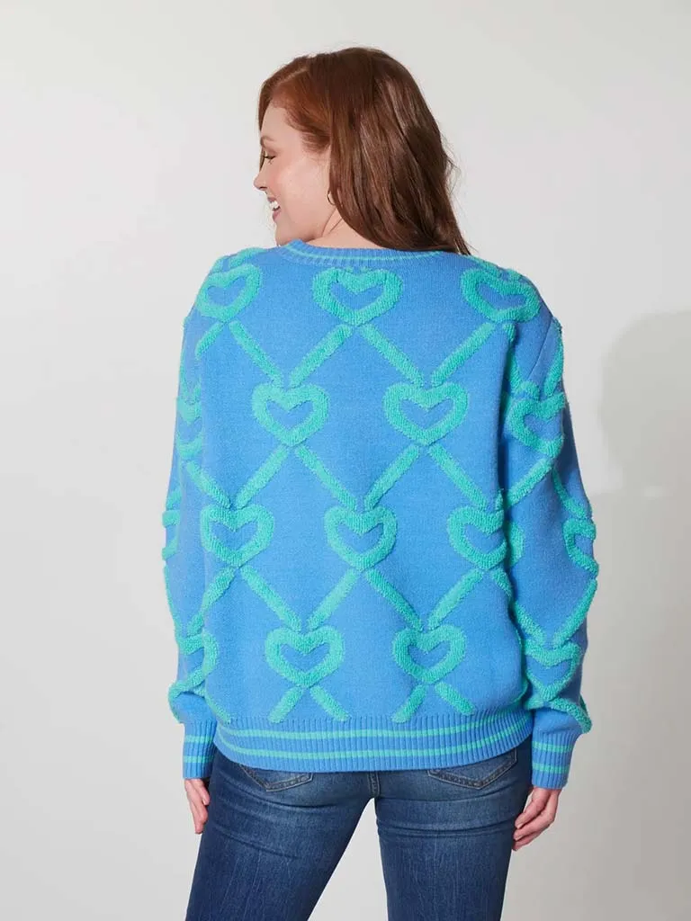 Haven Tromso Heart Knit - Aquamarine