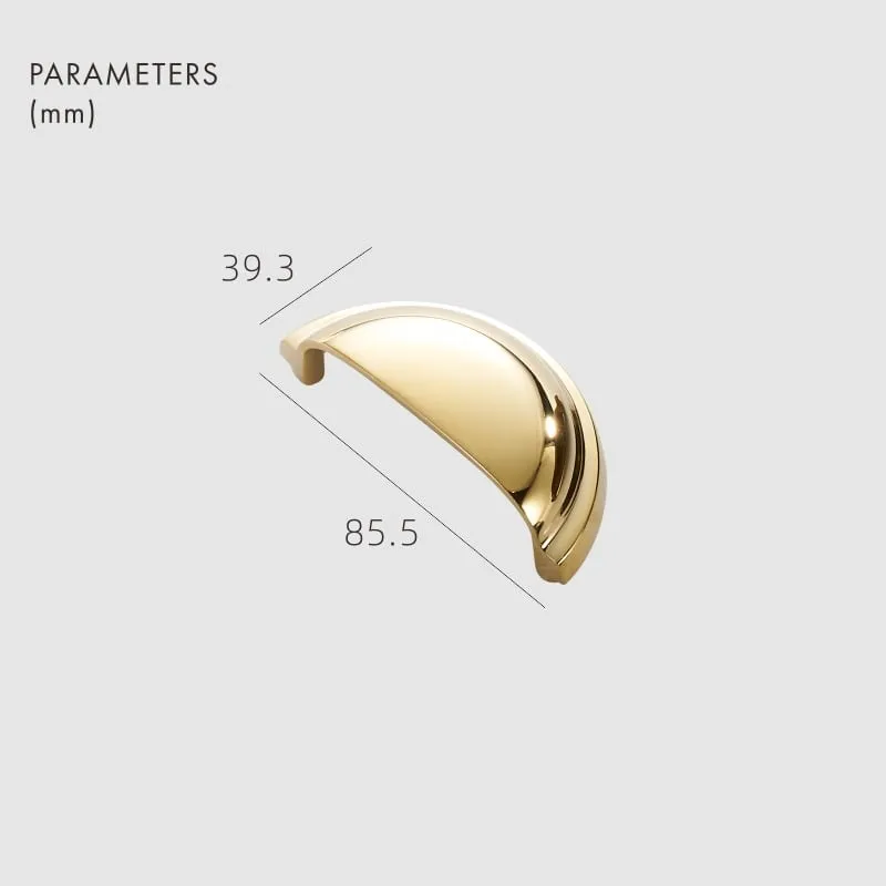 HIGHGATE Solid brass Cup Pull Handles