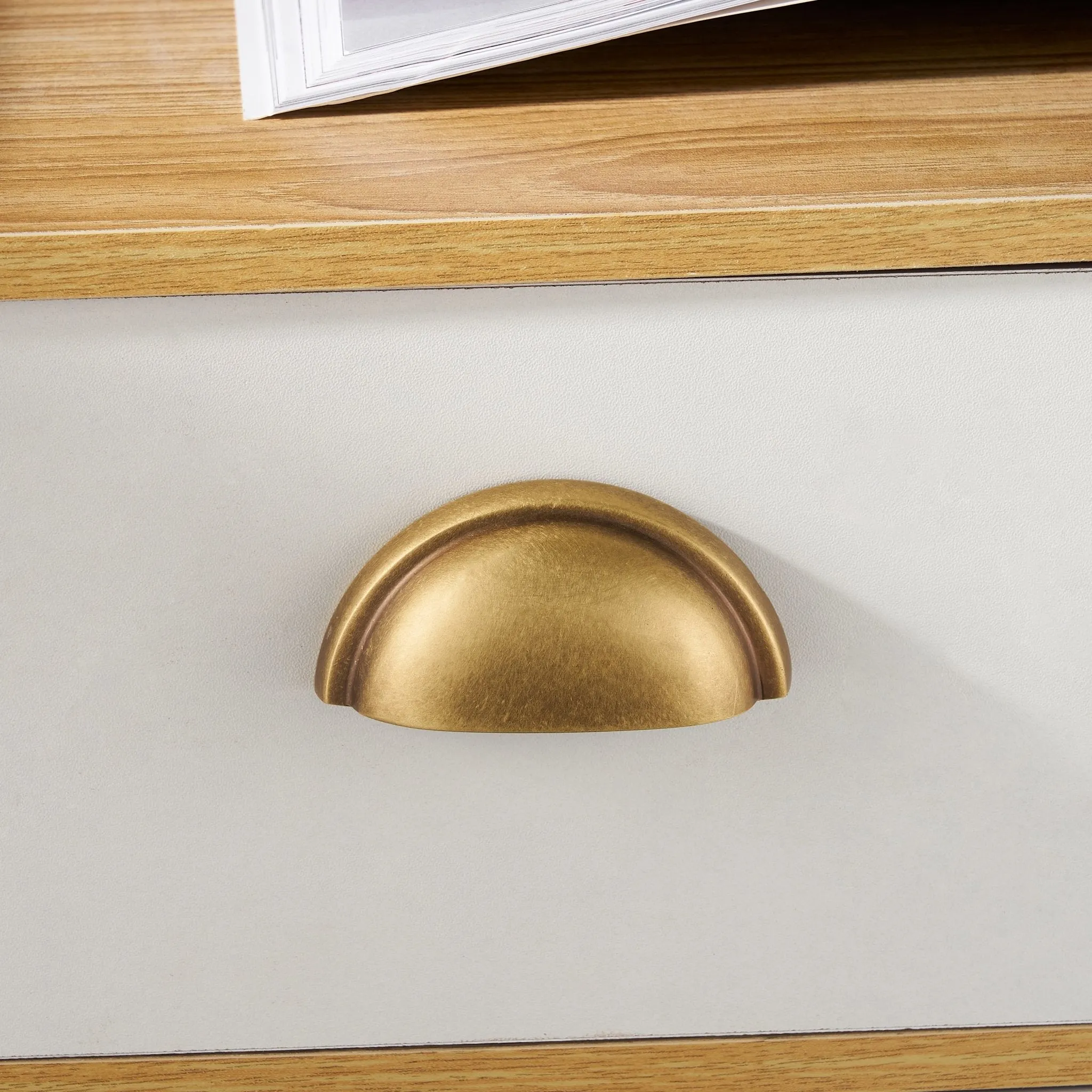 HIGHGATE Solid brass Cup Pull Handles