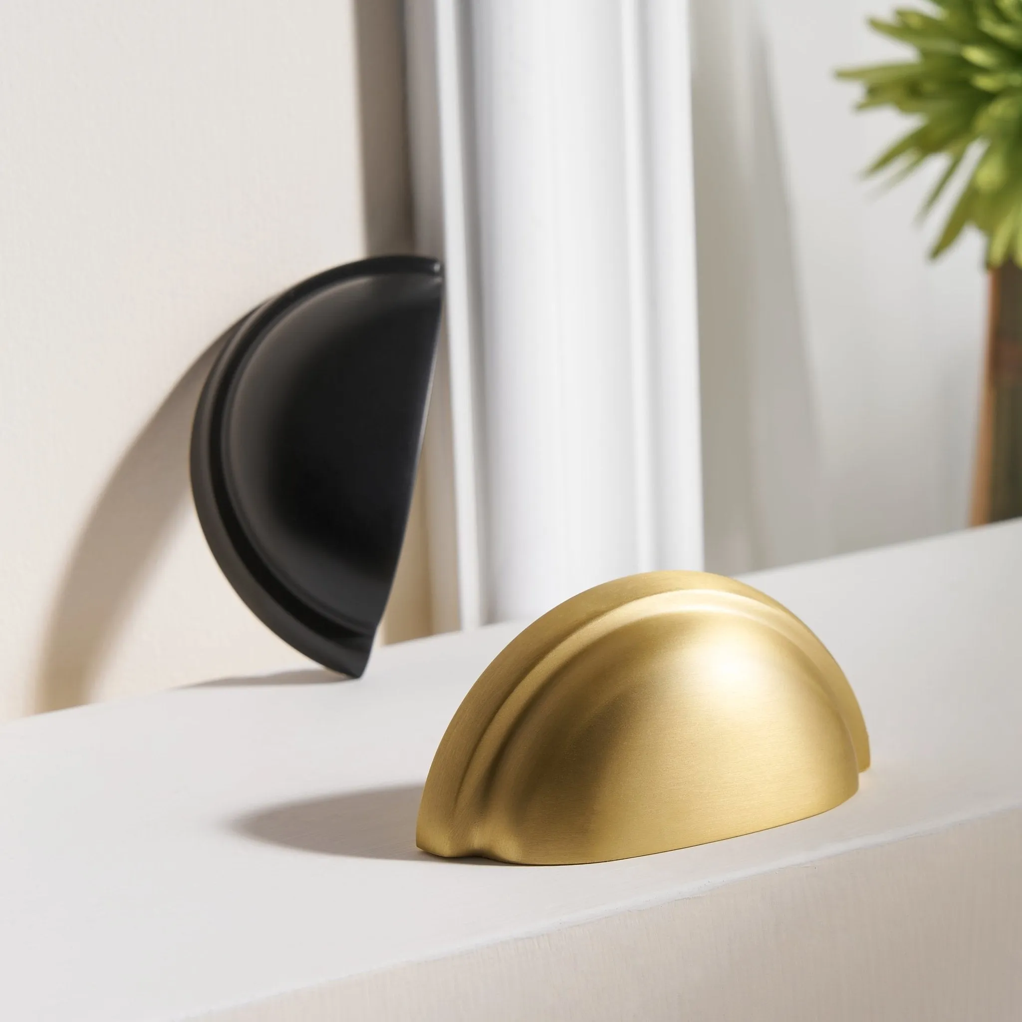 HIGHGATE Solid brass Cup Pull Handles