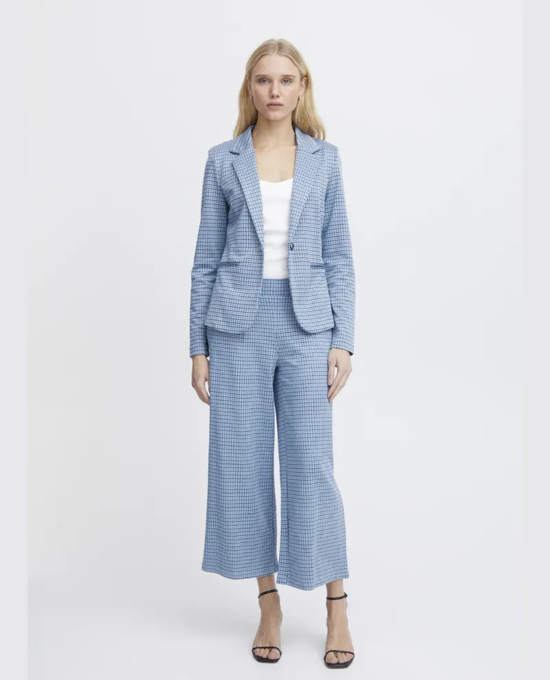 Ichi Kate Cameleon Blue Della Blazer