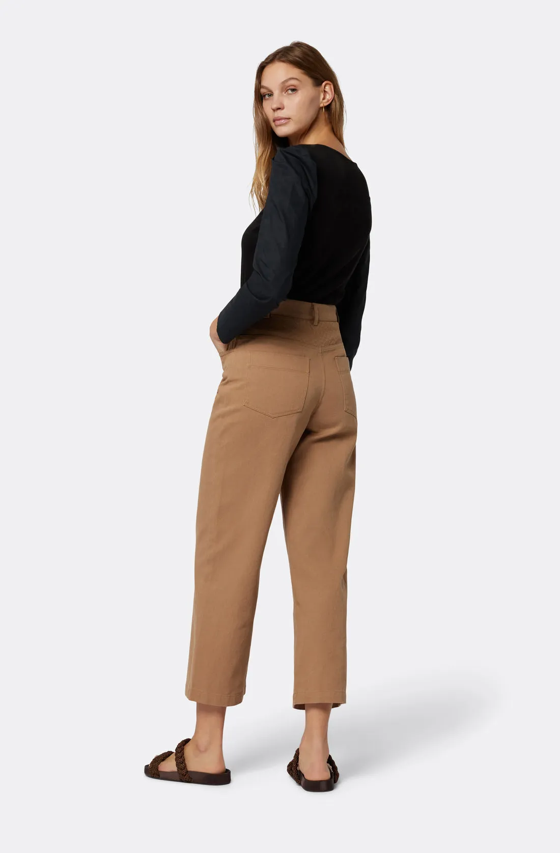 Joie Nadine Long Sleeve T-Shirt in Caviar
