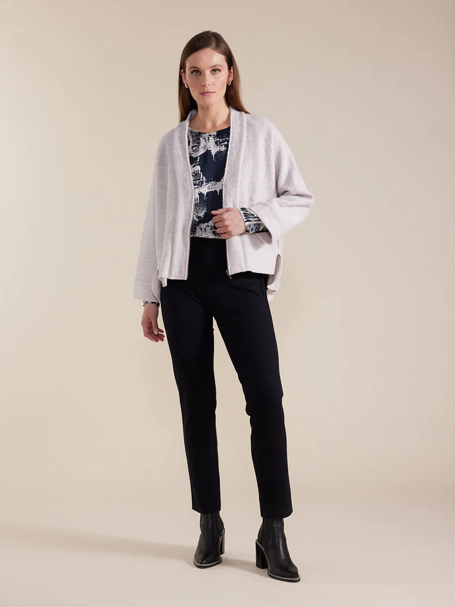 Long Sleeve Boiled Wool Jacket