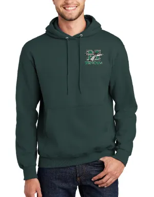 M Chiefs Wrestling - Custom Embroider Pullover Hoodie Sweater - 9.0 Oz 50/50 Cotton Poly Fleece