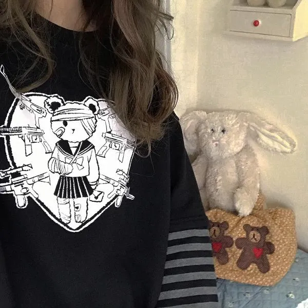 Machine Gun Bear Sweater SD00068