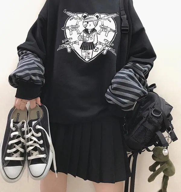 Machine Gun Bear Sweater SD00068