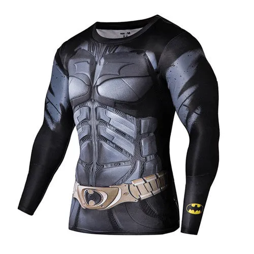 Men's Batman Compression Long Shirt