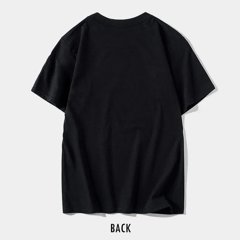 Men's Cotton Funny Gesture Print T-Shirt
