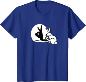 Men's Cotton Funny Gesture Print T-Shirt