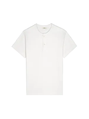 Mens DNA Henley T-Shirt—off-white
