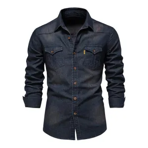 MEN'S VINTAGE DENIM SHIRT 55864663X