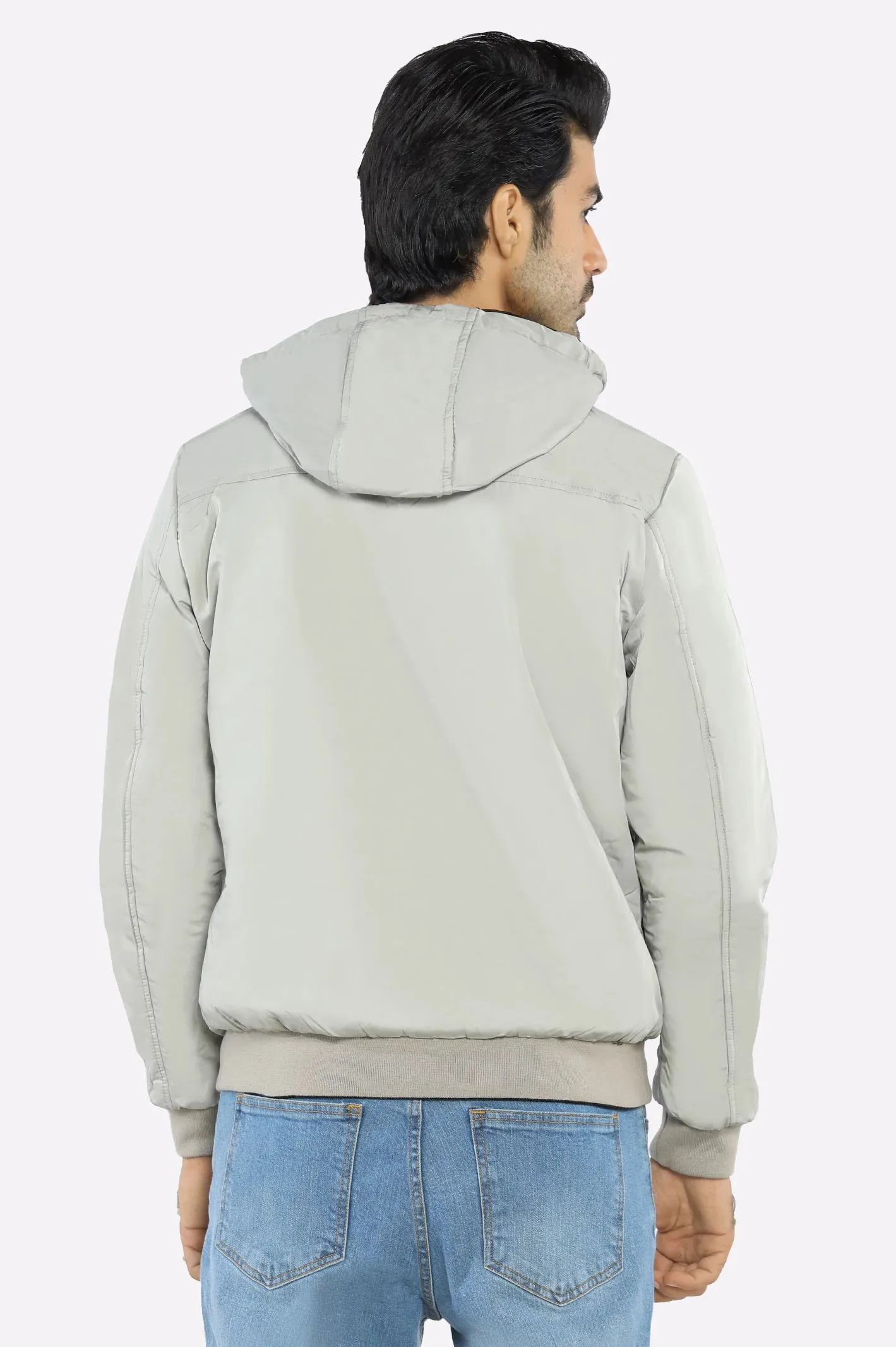 Men’s Black Reversible & Detachable Hoodie