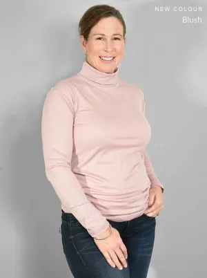 Merino Long Sleeve Polo Neck