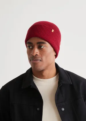 Merino Wool Toque - Merlot