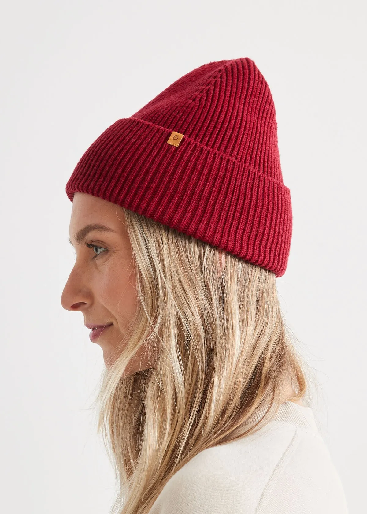 Merino Wool Toque - Merlot
