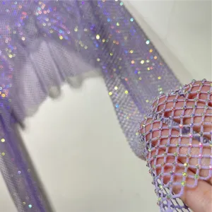 Mermaid Netting Dusted with Pixie Dust       Cardigan Top Kawaii Academia Y2K Cottagecore Coquette Fairycore Dollette Princesscore
