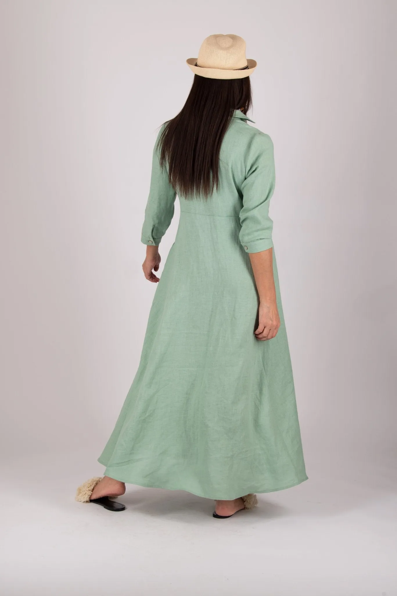 MIRA Linen Shirt Dress