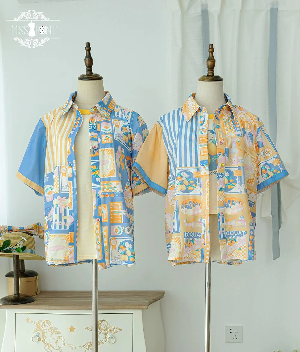 Miss Point~Daisy Lemon~Daily Lolita Short Sleeve Shirt Customized