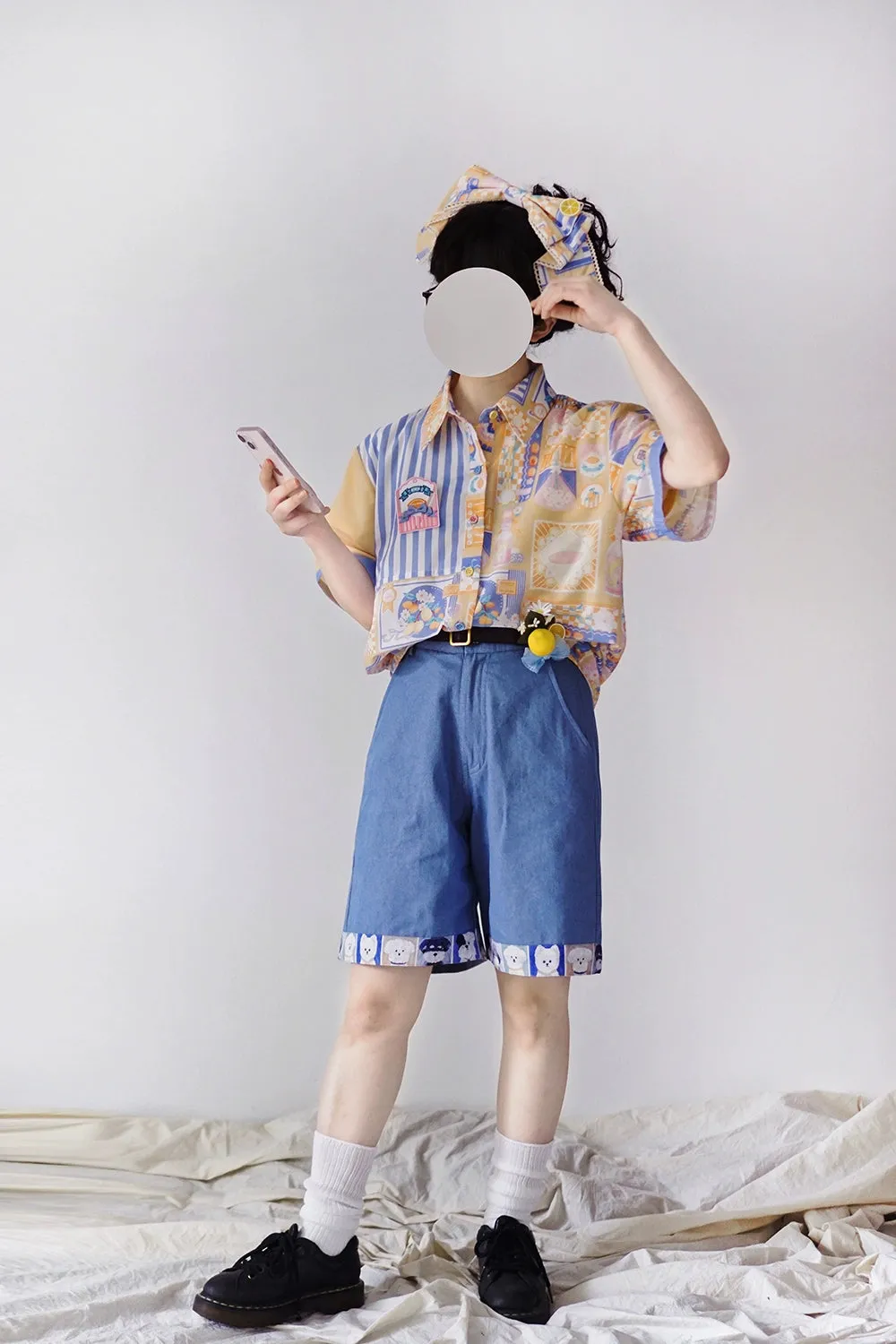 Miss Point~Daisy Lemon~Daily Lolita Short Sleeve Shirt Customized