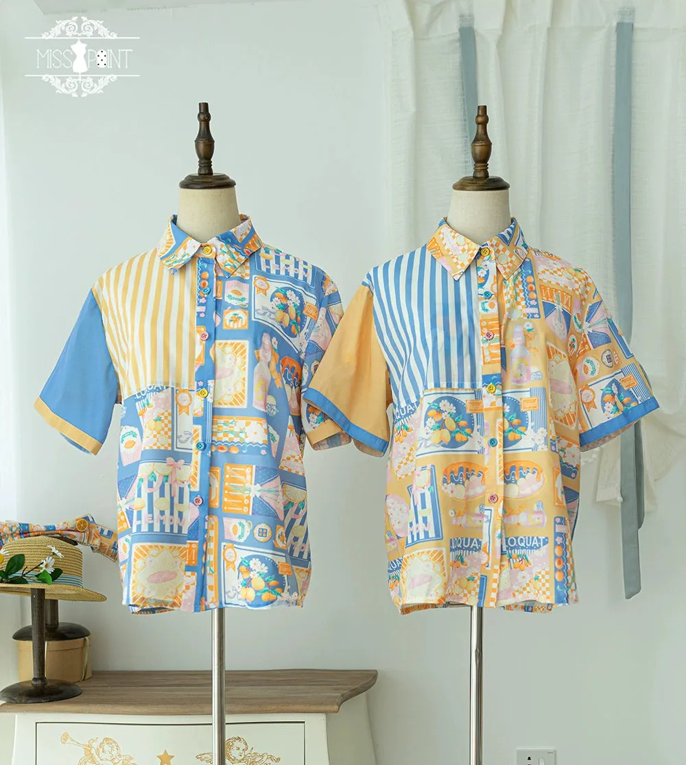 Miss Point~Daisy Lemon~Daily Lolita Short Sleeve Shirt Customized