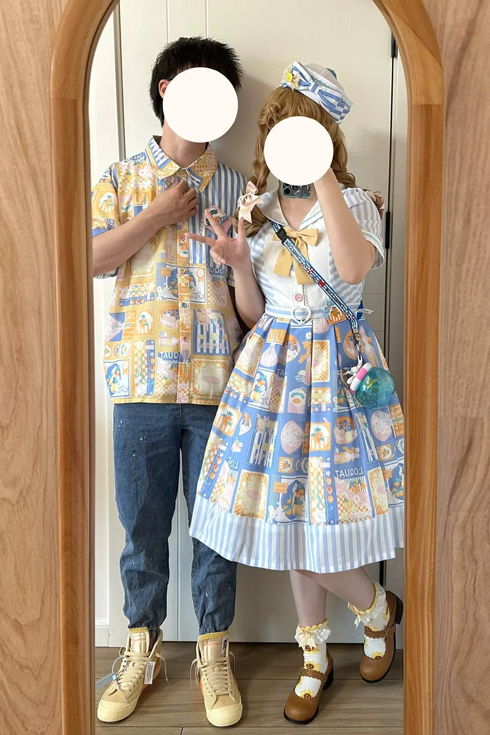 Miss Point~Daisy Lemon~Daily Lolita Short Sleeve Shirt Customized