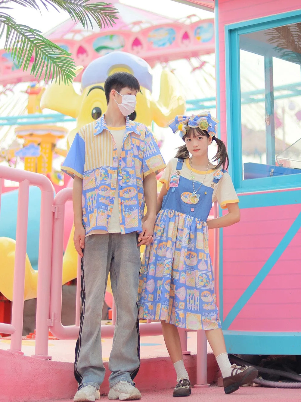 Miss Point~Daisy Lemon~Daily Lolita Short Sleeve Shirt Customized