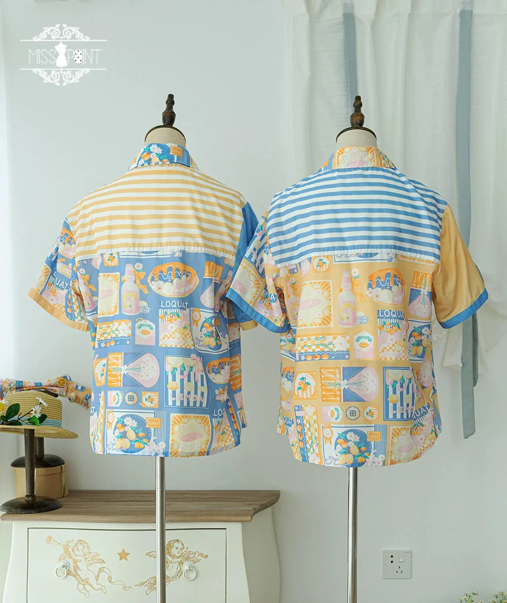 Miss Point~Daisy Lemon~Daily Lolita Short Sleeve Shirt Customized