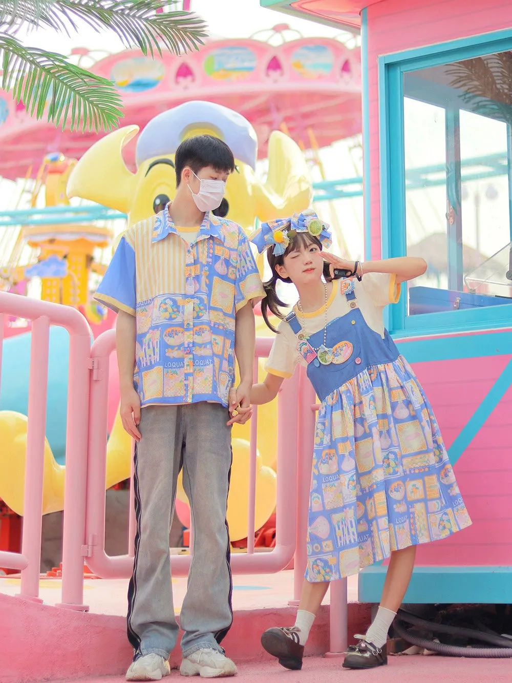 Miss Point~Daisy Lemon~Daily Lolita Short Sleeve Shirt Customized