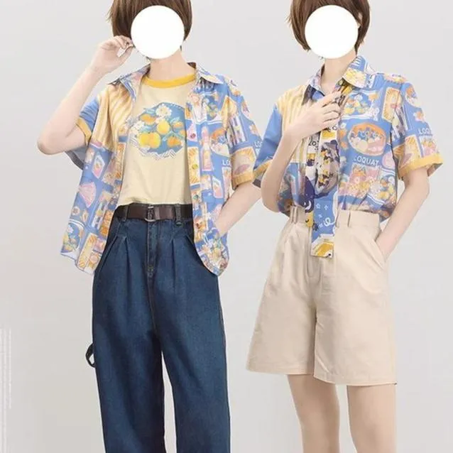 Miss Point~Daisy Lemon~Daily Lolita Short Sleeve Shirt Customized