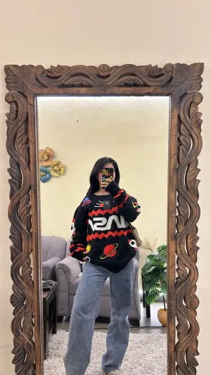 Nasa thrifted sweater 2xl