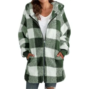 Nina - Warm Hooded Jacket - Casual - Comfortable - Ideal for Autumn/Winter