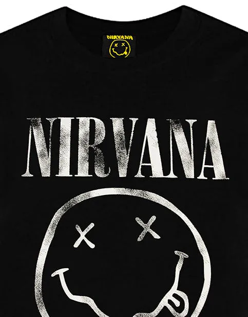 Nirvana Smiley Logo Boy's T-Shirt