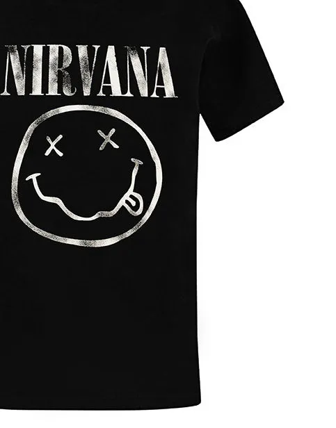 Nirvana Smiley Logo Boy's T-Shirt