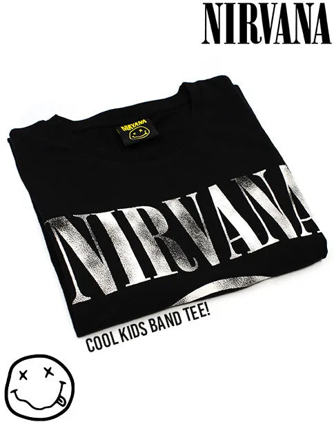 Nirvana Smiley Logo Boy's T-Shirt