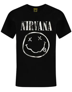 Nirvana Smiley Logo Boy's T-Shirt