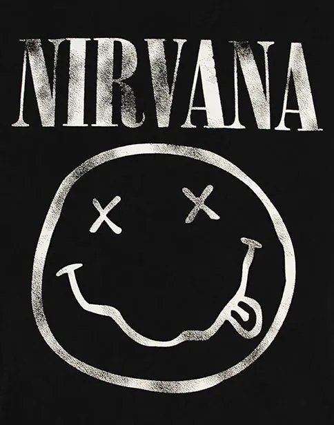 Nirvana Smiley Logo Boy's T-Shirt