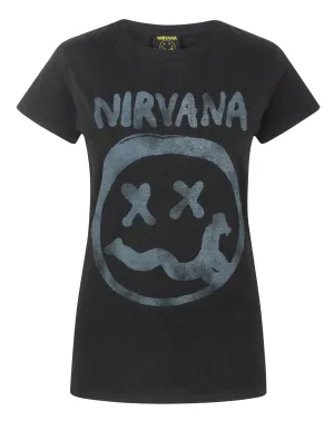 Nirvana Smiley Logo Women's T-Shirt
