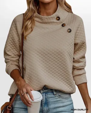 Non Duality | Buttoned Collar Sweater