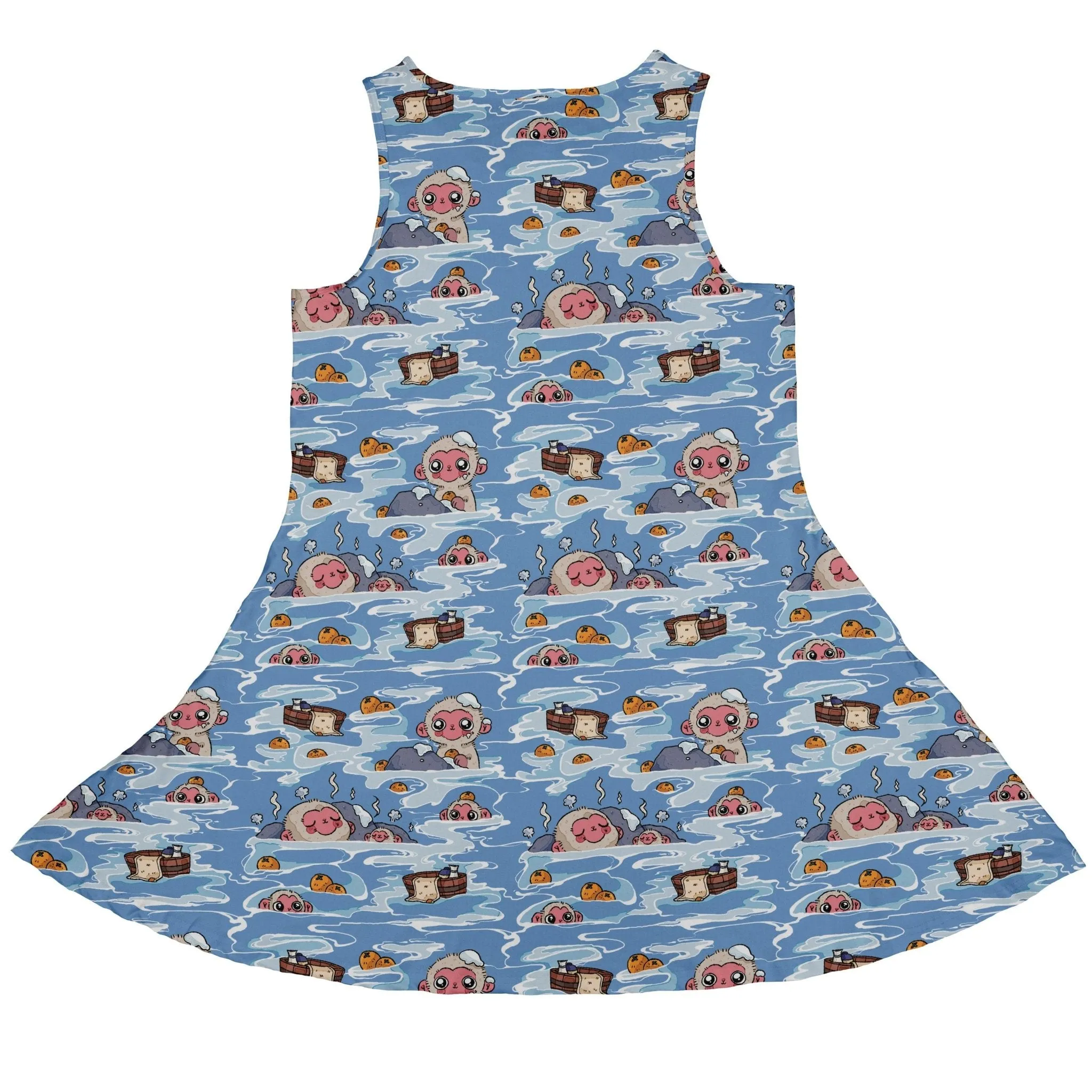 Onsen Snow Monkeys Dress