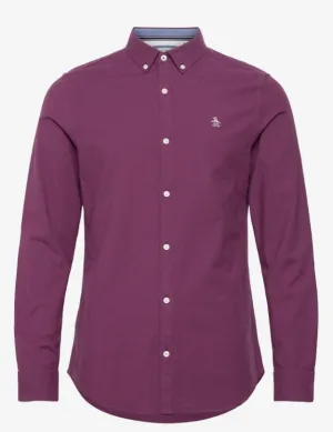Original Penguin Slim Fit Oxford Shirt - Italian Plum