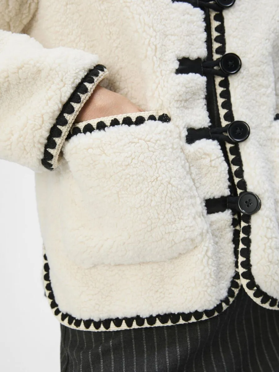 Pauline Teddy Jacket (White Sand)
