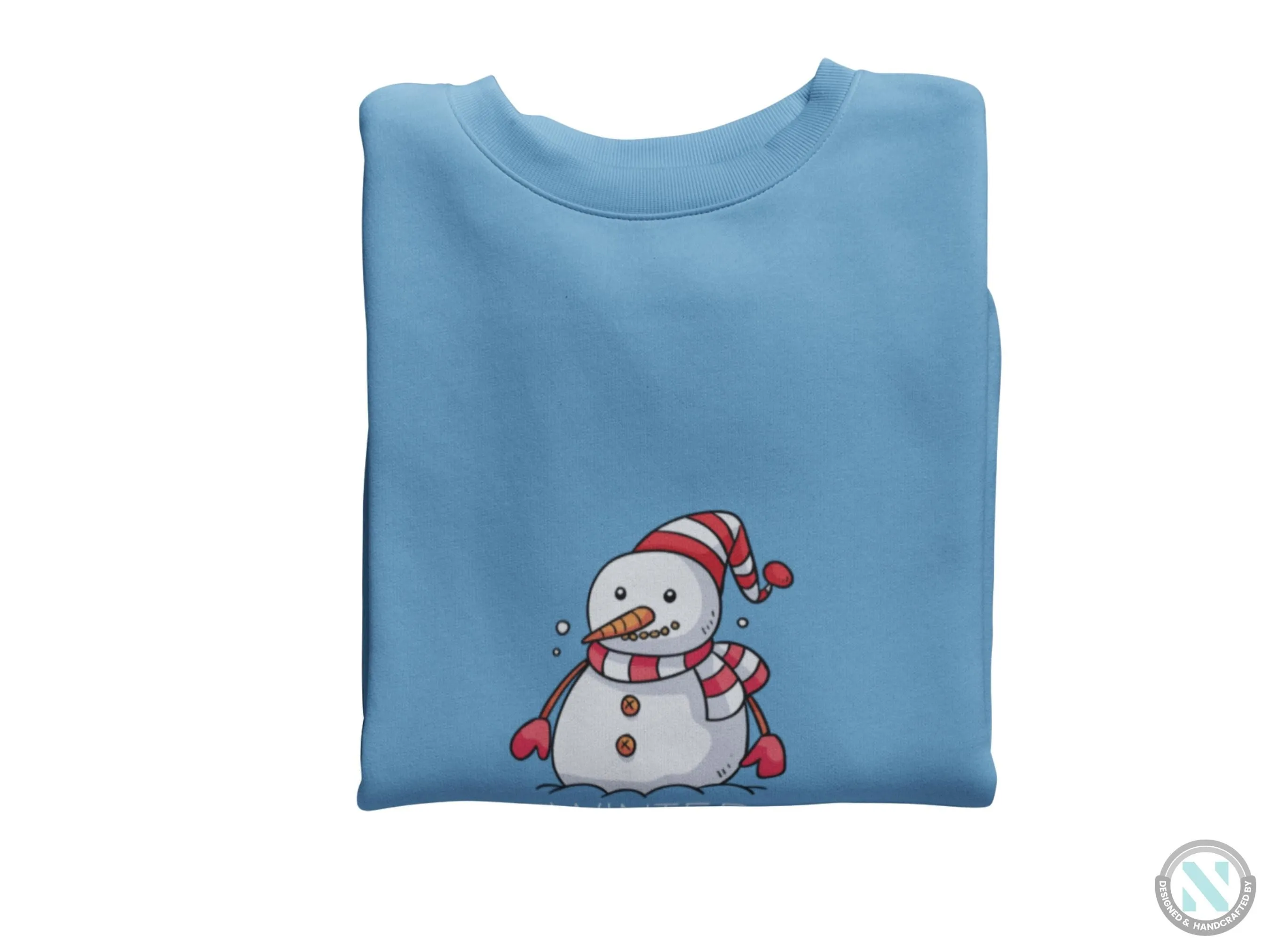 Personalized Winter Wonderland Text Christmas Sweatshirt for Toddler Girls