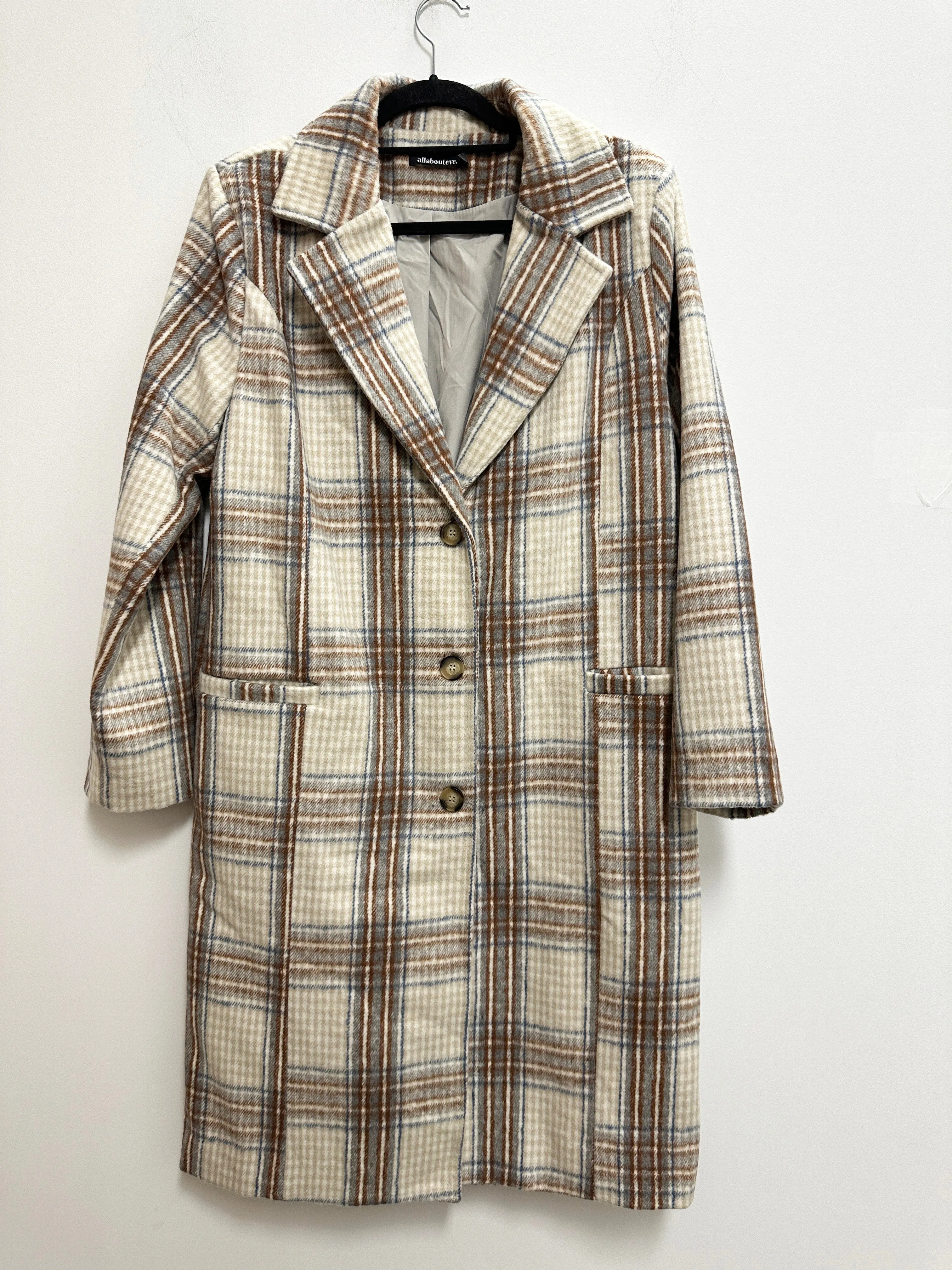 Phillipa Check Coat in Multi