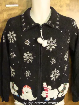 Polar Bear Party Ugly Christmas Sweater
