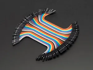 Premium Female/Female Jumper Wires - 40 x 3" (75mm)
