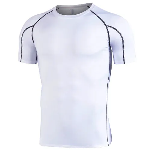 Quick-Dry Men's Running Shirt - Moisture-Wicking Athletic Wear for Triathletes