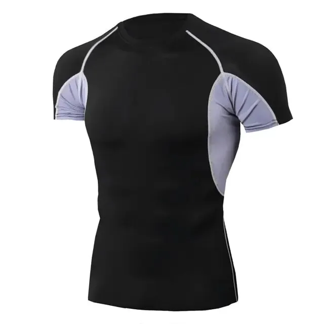 Quick-Dry Men's Running Shirt - Moisture-Wicking Athletic Wear for Triathletes