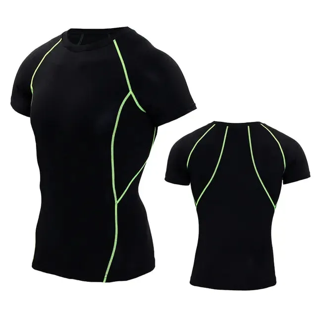 Quick-Dry Men's Running Shirt - Moisture-Wicking Athletic Wear for Triathletes