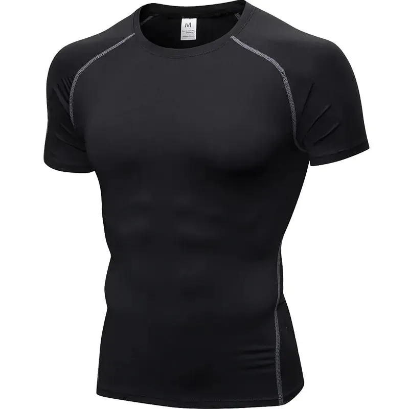 Quick-Dry Men's Running Shirt - Moisture-Wicking Athletic Wear for Triathletes