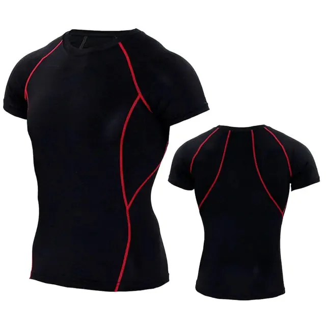 Quick-Dry Men's Running Shirt - Moisture-Wicking Athletic Wear for Triathletes